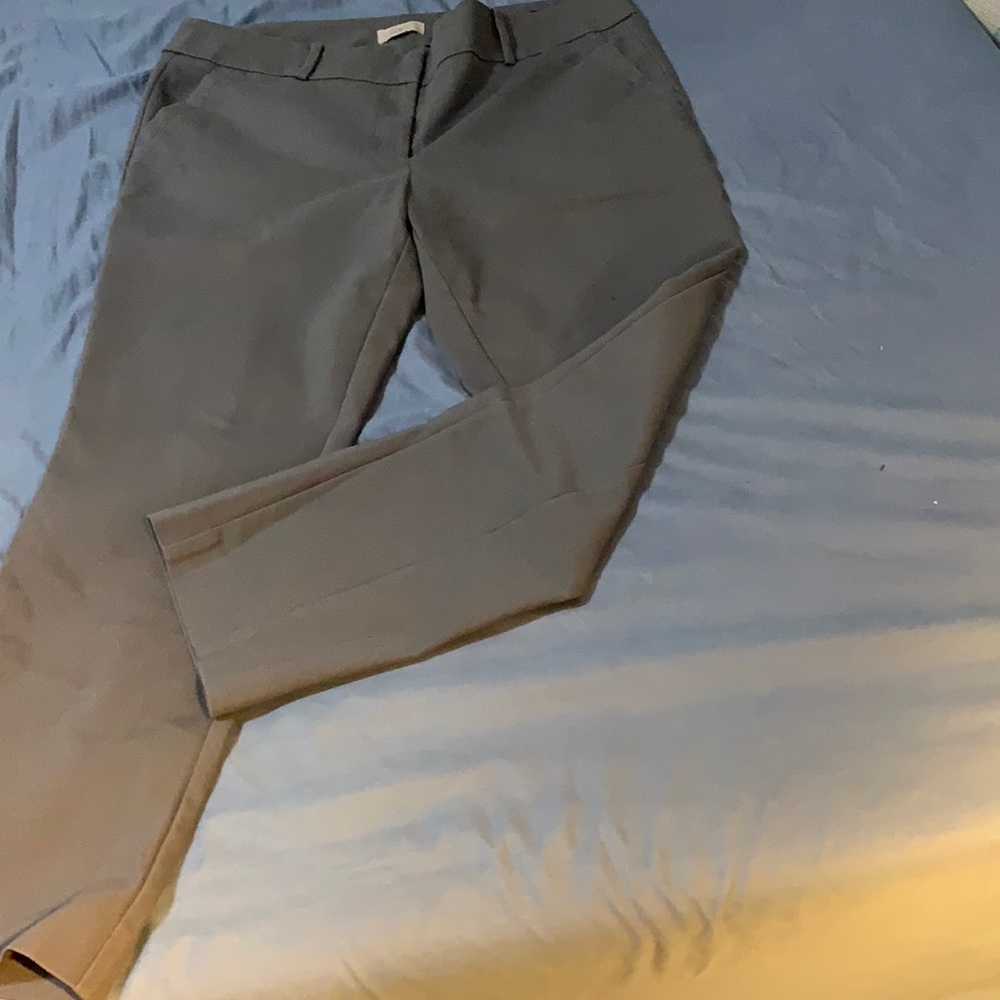 Gray LOFT skinny ankle pants 14